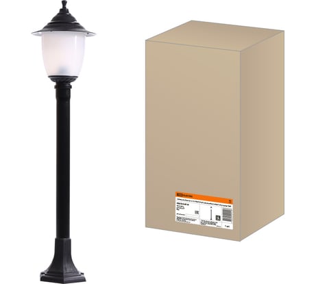 Светильник TDM ELECTRIC Прага Эл-11-73-100 60 Вт Е27 напольный на стойке h-1.0 м черный SQ0330-0516