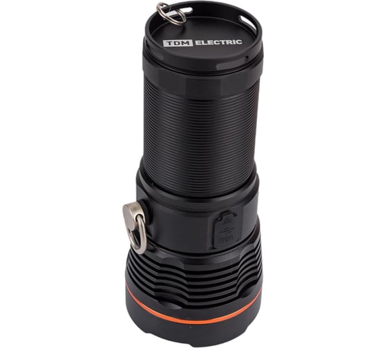 Фонарь TDM прожектор Титан 7, 30 Вт CREE 3600 лм, 4х18650, IPX5, Type-C, SQ0350-0067