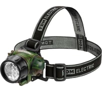 Фонарь TDM ELECTRIC Тактика 5, налобный 12+2 LED, 94 лм, бат. 3*AАА, SQ0350-0096