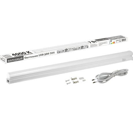 Светильник TDM ELECTRIC LED ДПО 2001 7 Вт, 4000К, IP40, Народный SQ0329-0069