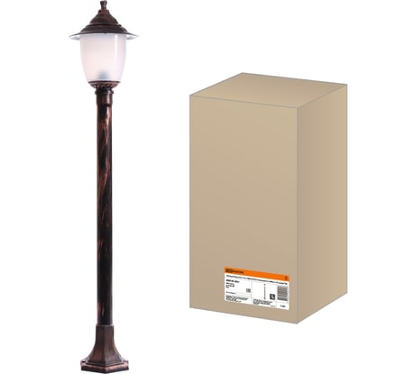 Светильник TDM ELECTRIC Прага Эл-11-73-125М 60 Вт Е27 напольный на стойке h-1.25м медь SQ0330-0521