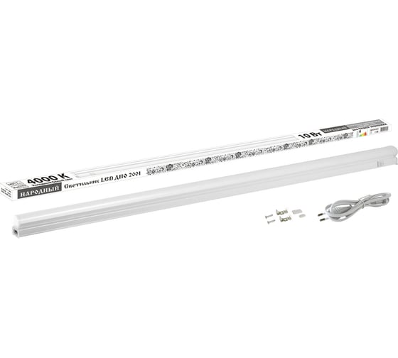 Светильник TDM ELECTRIC LED ДПО 2001 10 Вт, 4000К, IP40, Народный SQ0329-0070