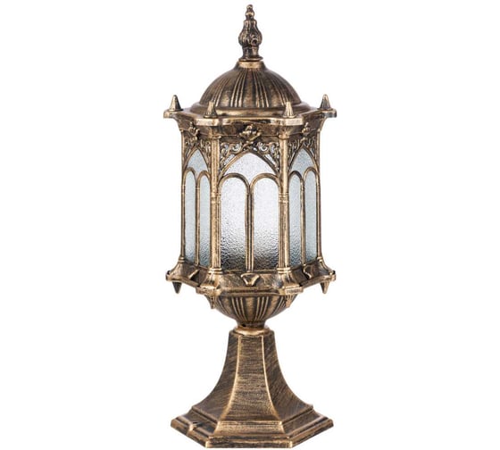 Светильник уличный TDM ELECTRIC "Ампир" 60 Вт, стойка шагрень/бронза Е27 SQ0330-0088