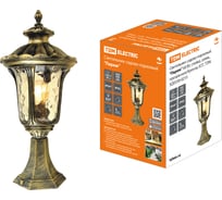 Садово-парковый светильник TDM ELECTRIC "Париж" 60 Вт, стойка, алюм., прозрачное/бронза, Е27, SQ0330-0215
