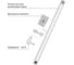 Светильник TDM ELECTRIC LED500х30 линейный, 8 Вт, 230 В, датчик движения, диммер, 2700-6000К, SQ0329-3606 5