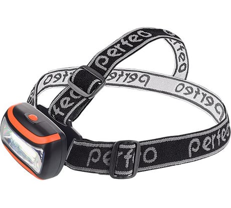 Светодиодный налобный фонарь Perfeo Alaska, оранжевый 30014872