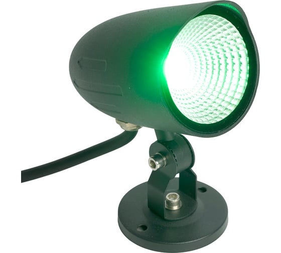 Светодиодный светильник тротуарный (грунтовый) FERON SP2714 12W зеленый 85-265V IP65, 51767