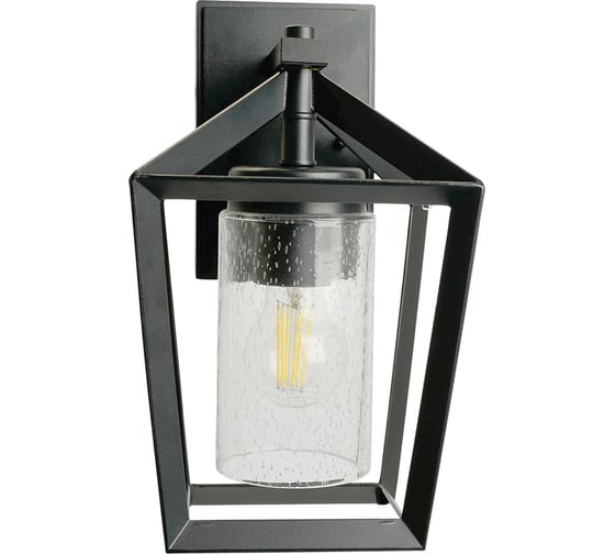 Светильник садово-парковый FERON PL771 на стену вниз 40W 220-240V E27, черный 51836