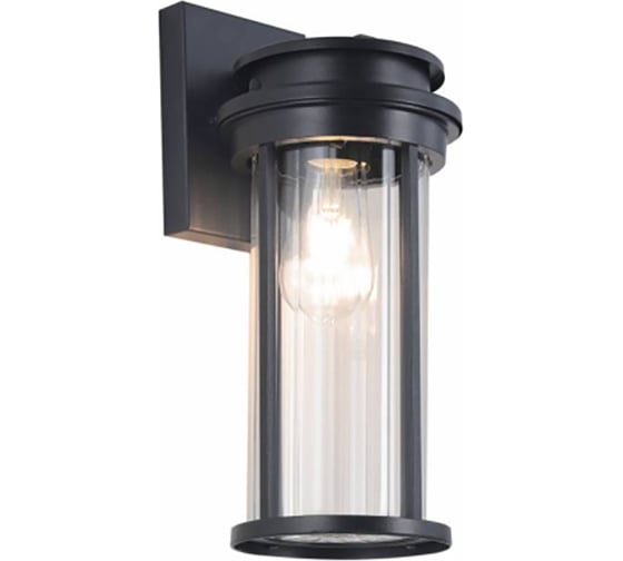 Светильник садово-парковый FERON PL781 на стену вниз 40W 220-240V E27, черный 51838 1