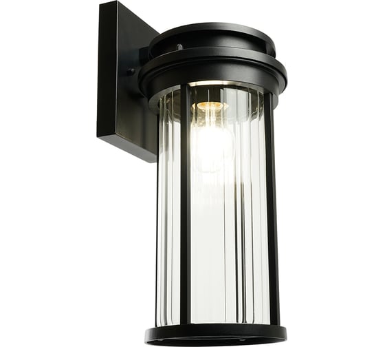 Светильник садово-парковый FERON PL781 на стену вниз 40W 220-240V E27, черный 51838