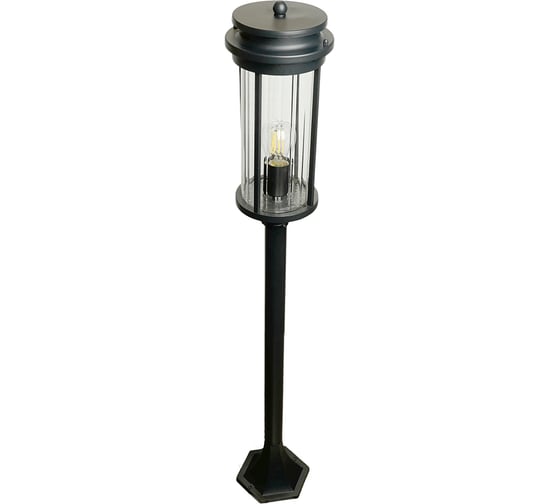 Светильник садово-парковый FERON PL786 столб 40W 220-240V E27, черный, 51840