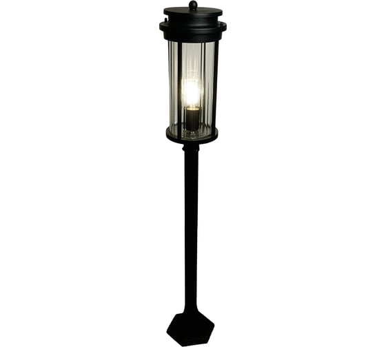 Светильник садово-парковый FERON PL786 столб 40W 220-240V E27, черный, 51840
