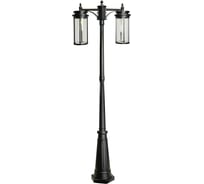 Светильник садово-парковый FERON PL788 столб 2х40W 220-240V E27, черный, 51841