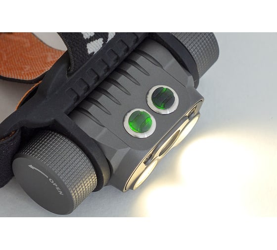 Налобный фонарь ЯРКИЙ ЛУЧ YLP PANDA 4 Cree XP-L HI +2 Sams.LH351D High-CRI, max.1500лм, под аккумулятор 18650 4606400106401