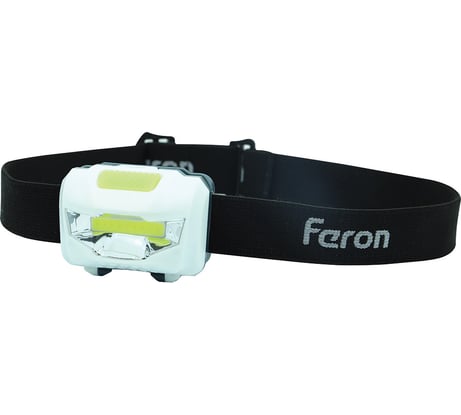 Налобный фонарь FERON TH2300 на батарейках 3xAAA, 3W 1COB IP44, пластик 41679