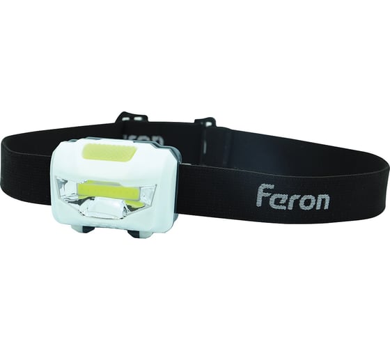 Налобный фонарь FERON TH2300 на батарейках 3xAAA, 3W 1COB IP44, пластик 41679 1