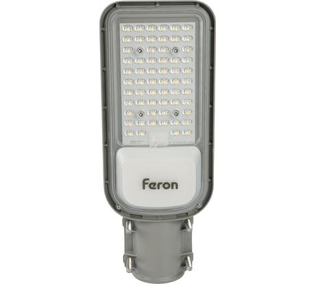 Уличный консольный светодиодный светильник FERON SP3040, 80W, 5000К, 9600Lm, серый, 41549
