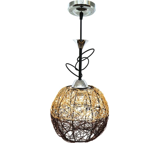 Подвес HIPER 1хE27х60Вт BLACK/GOLD H030-1