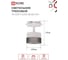 Светильник трековый IN HOME TR-SOFT-GX53 SB-BS-WH под GX53 дымчатый плафон, белый 4690612058023 4