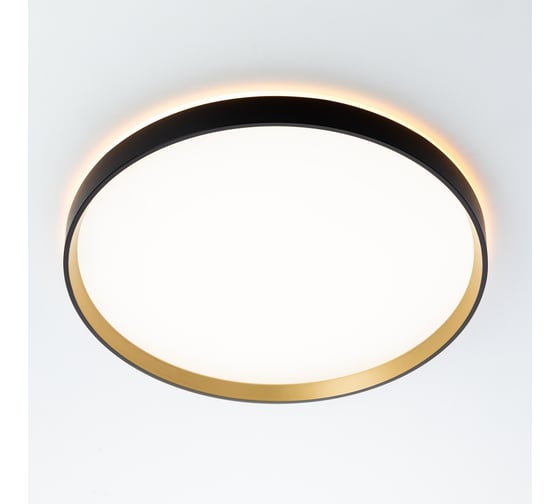 Светильник с пультом Citilux ETALON LED RGB Чёрный+Золото CL750401R 1