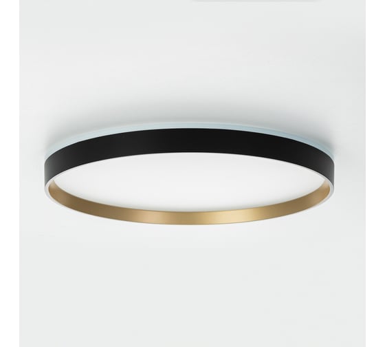 Светильник с пультом Citilux ETALON LED RGB Чёрный+Золото CL750401R
