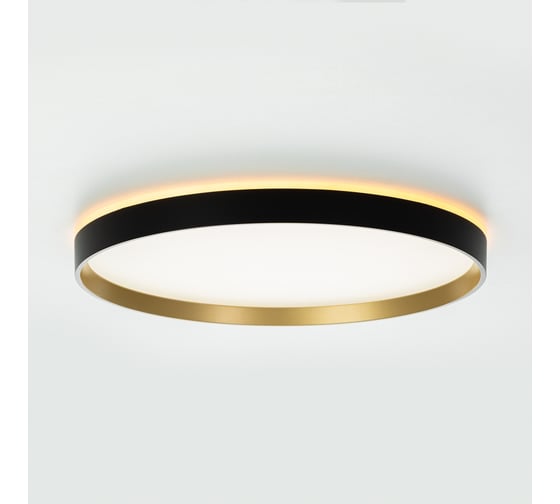 Светильник с пультом Citilux ETALON LED RGB Чёрный+Золото CL750401R