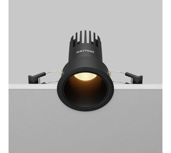 Встраиваемый светильник Maytoni DL116-10W-2.7K-B