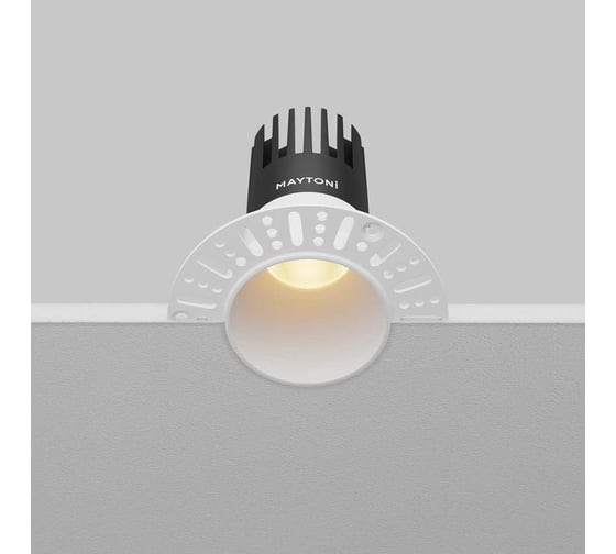 Встраиваемый светильник Maytoni DL120-10W-2.7K-TRS-W