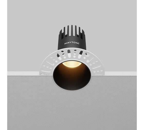 Встраиваемый светильник Maytoni DL120-10W-2.7K-TRS-B