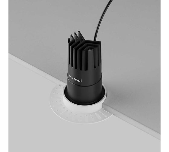 Встраиваемый светильник Maytoni DL120-10W-2.7K-TRS-B