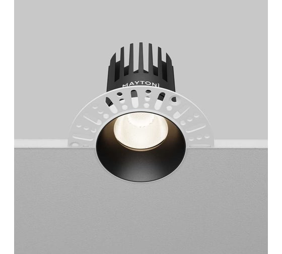 Встраиваемый светильник Maytoni DL121-15W-4K-TRS-B