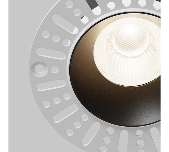 Встраиваемый светильник Maytoni DL121-15W-4K-TRS-B