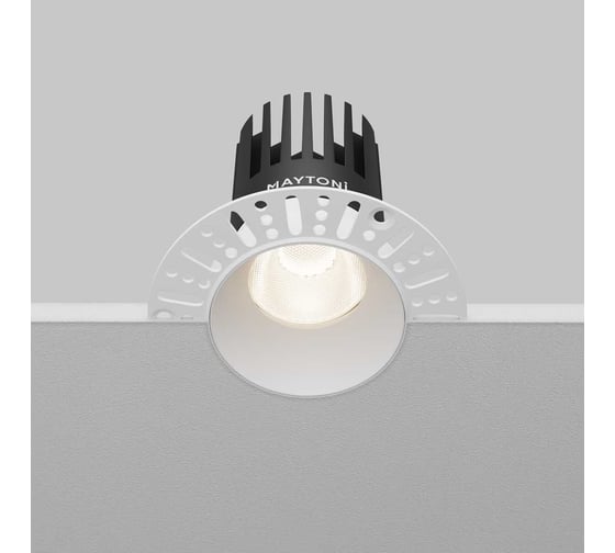 Встраиваемый светильник Maytoni DL121-15W-4K-TRS-W