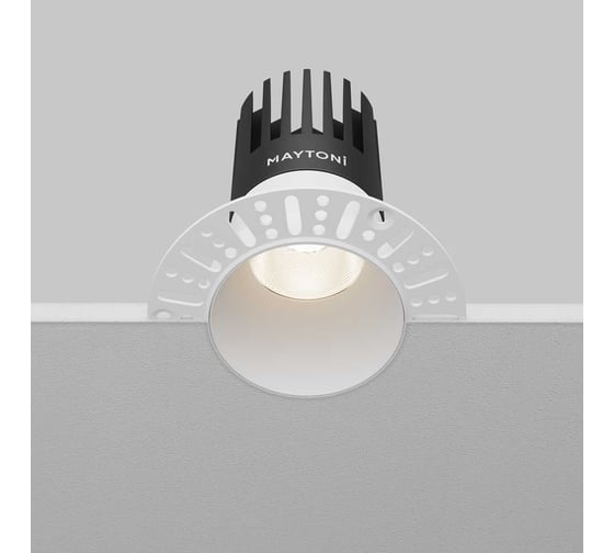 Встраиваемый светильник Maytoni DL122-15W-4K-TRS-W