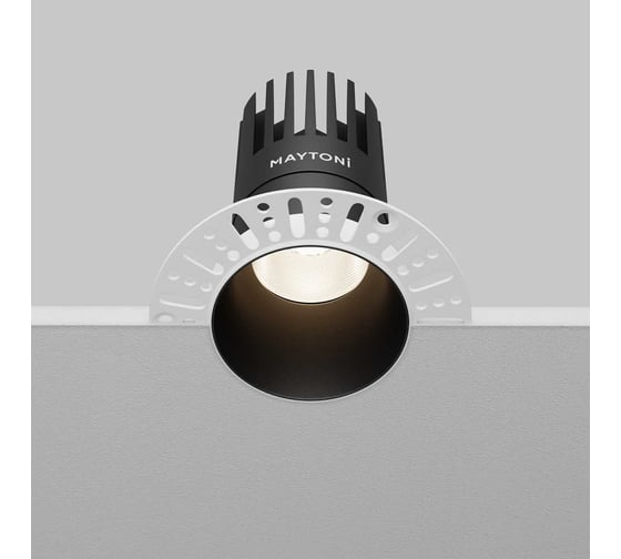 Встраиваемый светильник Maytoni DL122-15W-4K-TRS-B