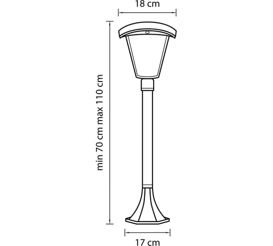 Уличный светильник Lightstar LAMPIONE 375770