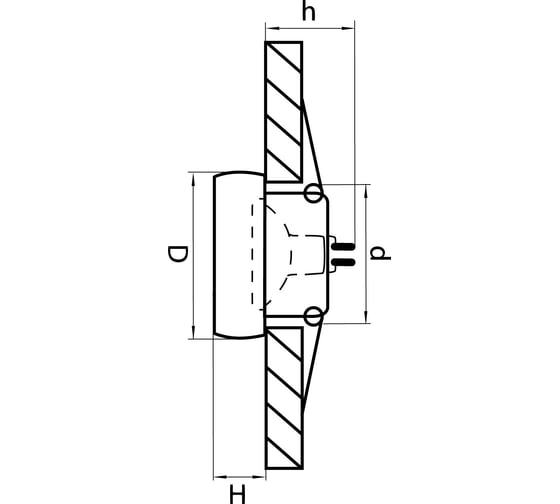 Встраиваемый светильник Lightstar TONDO 006204
