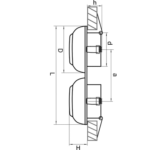 Встраиваемый светильник Lightstar OCULA 011824