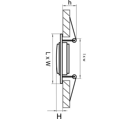 Встраиваемый светильник Lightstar SINGO 011611