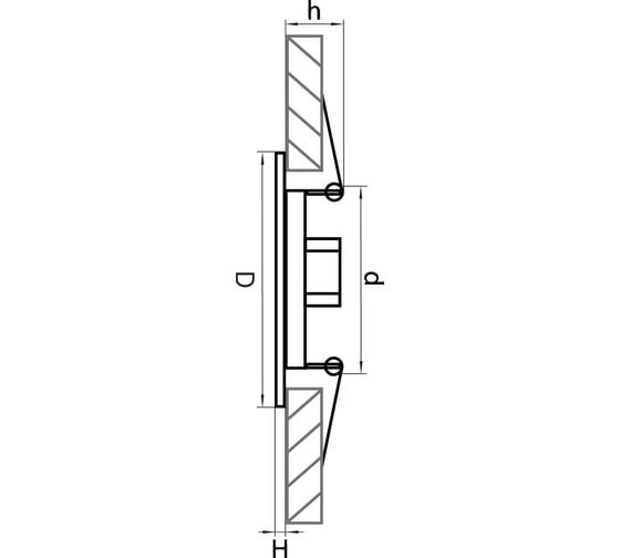 Встраиваемый светильник Lightstar TESO ADJ 011085