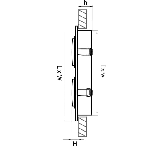 Встраиваемый светильник Lightstar SINGO 011604