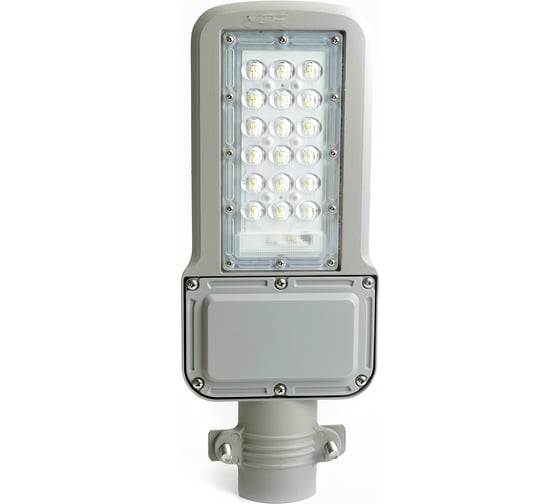 Уличный консольный светодиодный светильник FERON SP3040, 50W, 5000К, 6000Lm, серый, 41548