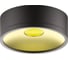 Светильник Gauss Overhead накладной цилиндр 12W 770lm 4000K 170-240V IP20 140х50мм черный золото LED 1/30 HD040 7