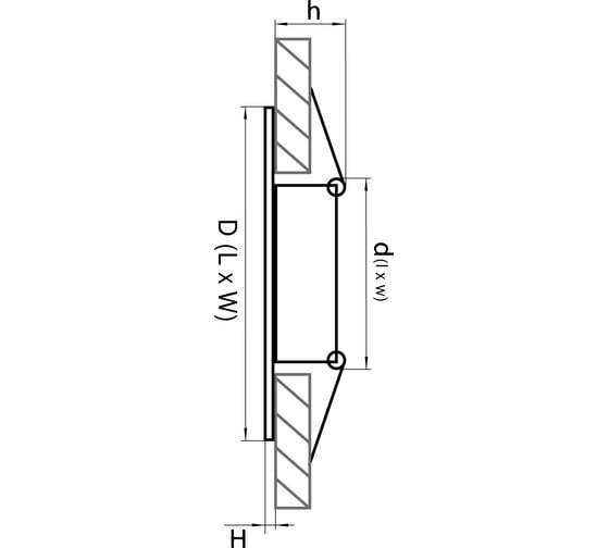 Встраиваемый светильник Lightstar BANALE WENG 011008