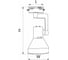 Трековый светильник на шинопровод FERON E27, однофазный AL193, 50W, 230V, белый, корпус сталь 41597 7