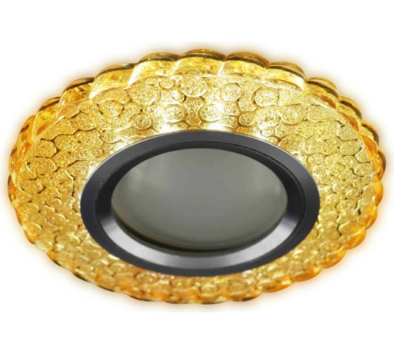 Встраиваемый светильник HIPER MR16 GU5.3х50Вт + LED 3Вт ORANGE H066-1