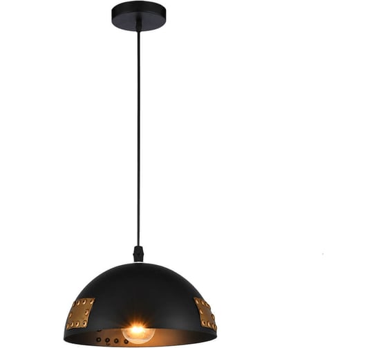 Подвес HIPER 1хЕ27х60Вт BLACK/GOLD H093-0