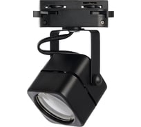 Трековый однофазный светильник на шинопровод FERON GU10, AL190, 50W, 230V, черный 41590