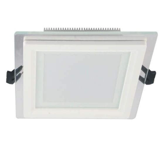 Встраиваемый светильник Lumina Deco Beneto LDC 8097-SQ-GL-9WSMD-D120*W120 WT 1