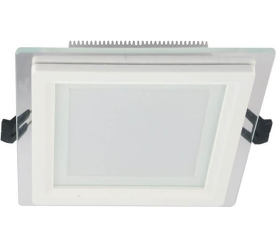 Встраиваемый светильник Lumina Deco Beneto LDC 8097-SQ-GL-12WSMD-D160*W160 WT 1